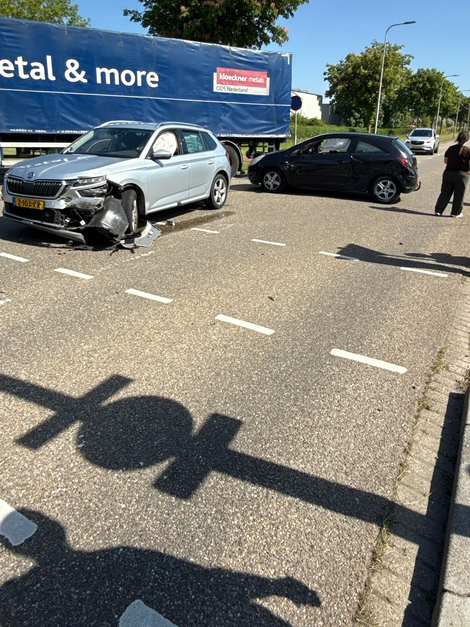 Ongeval wegvervoer letsel, Ridderkerk