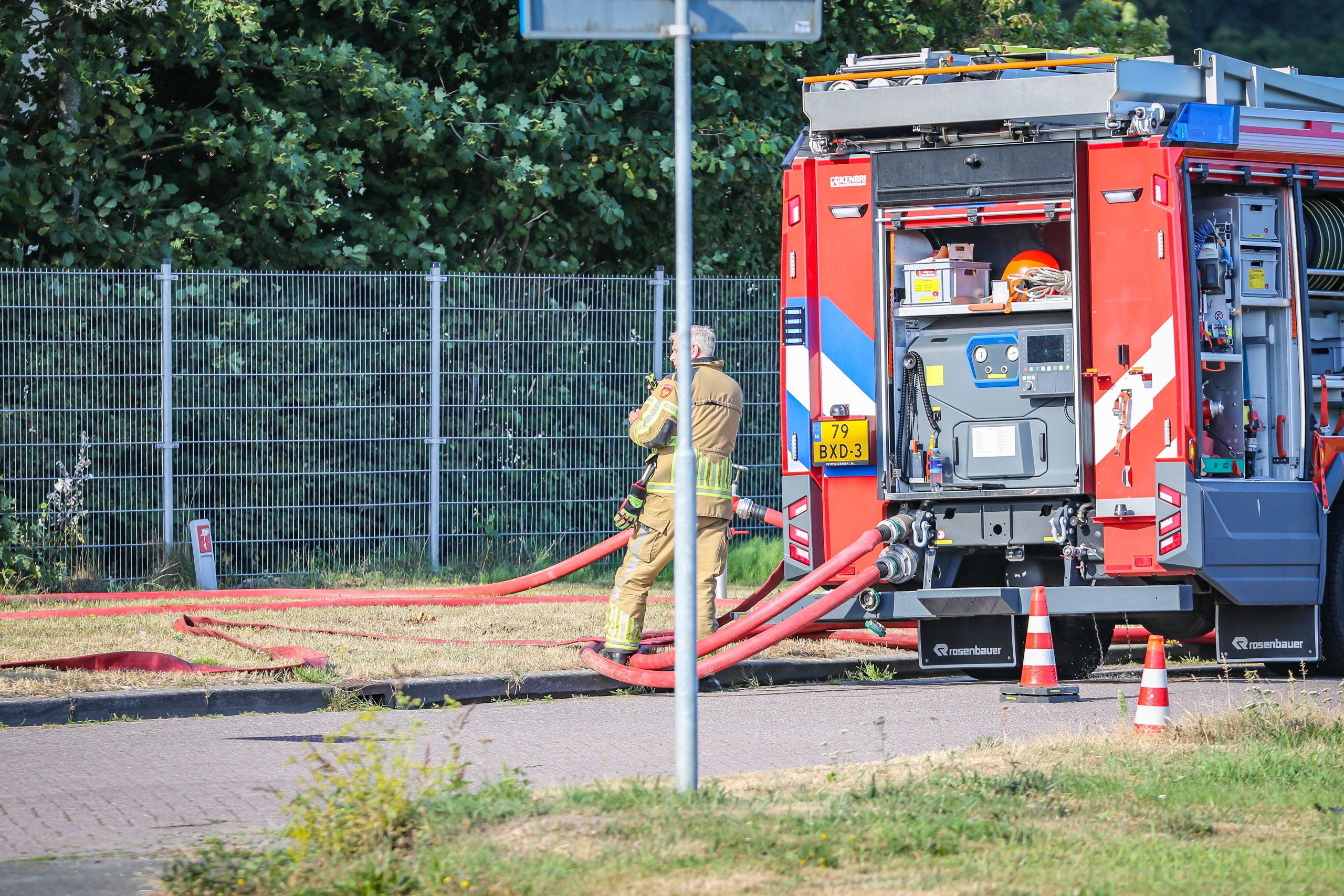 Brand gebouw