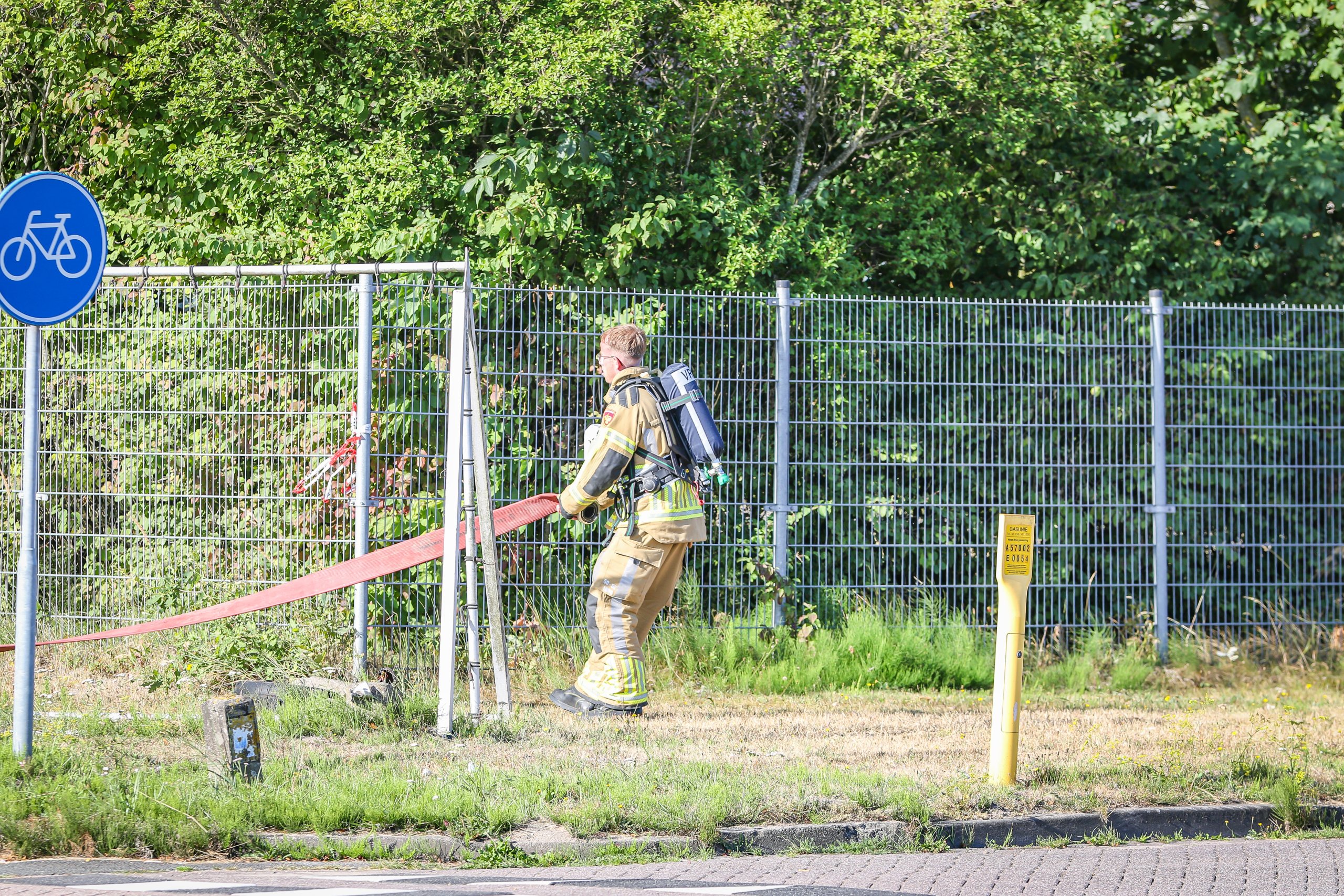 Brand gebouw