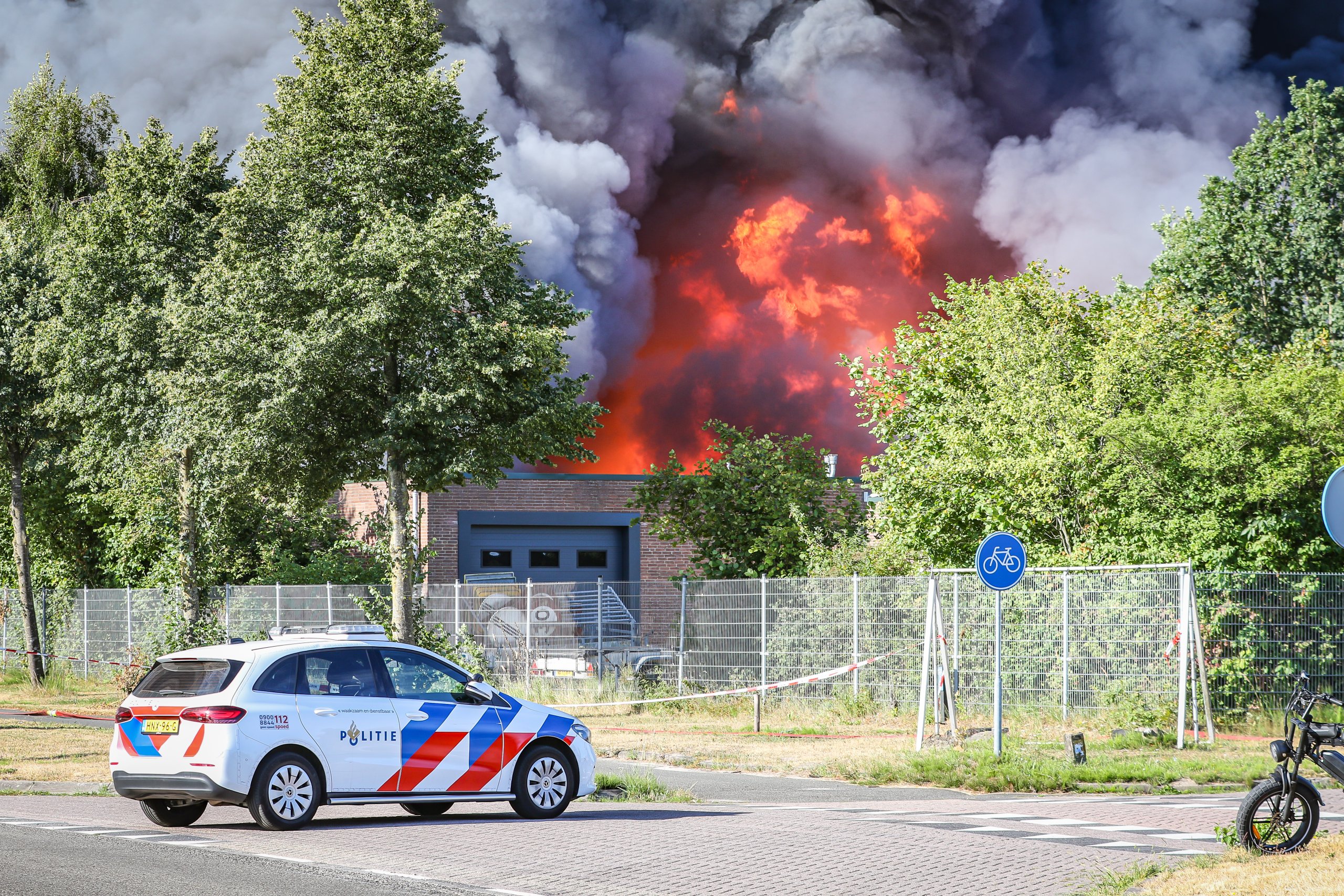 Brand gebouw