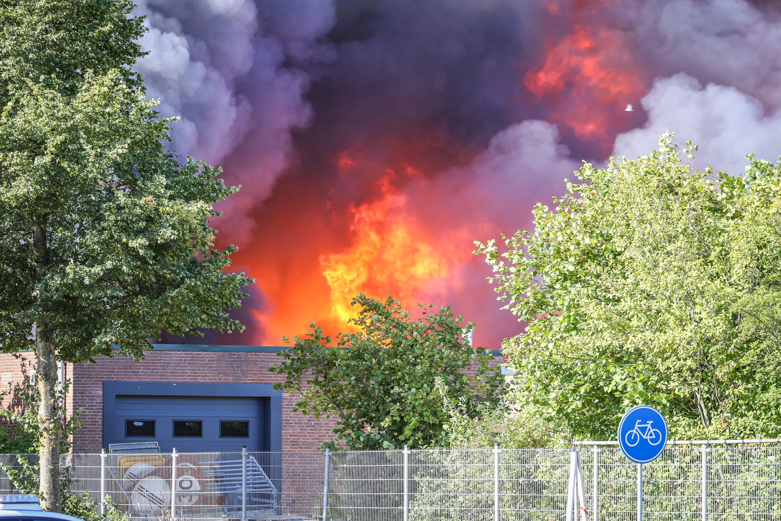 Brand gebouw
