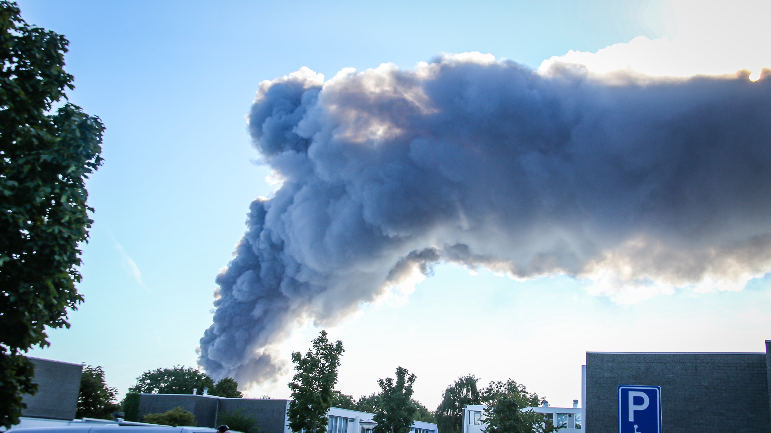 Brand gebouw